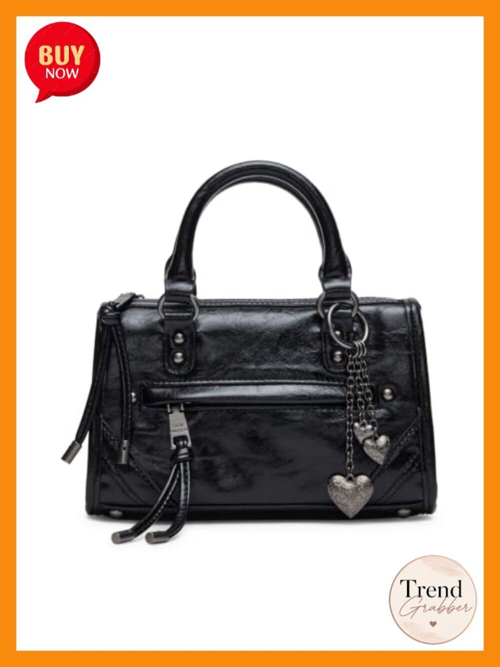 Steve Madden Elide Small Satchel Top Handle Crossbody Bag